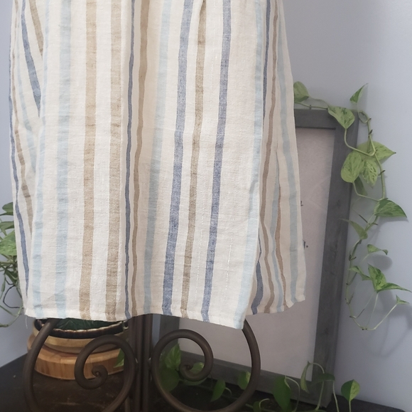 Blue Orchid Made in Italy Linen Dress.  NEW - Picture 4 of 12
